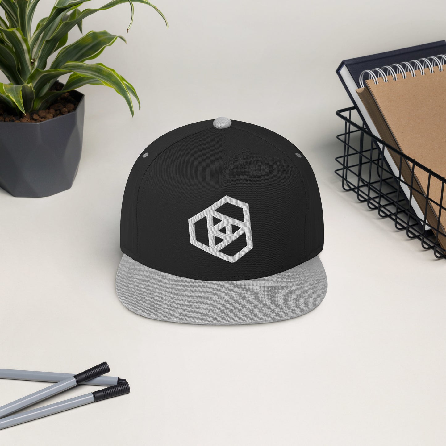 Podcast Logo Flat Bill Cap