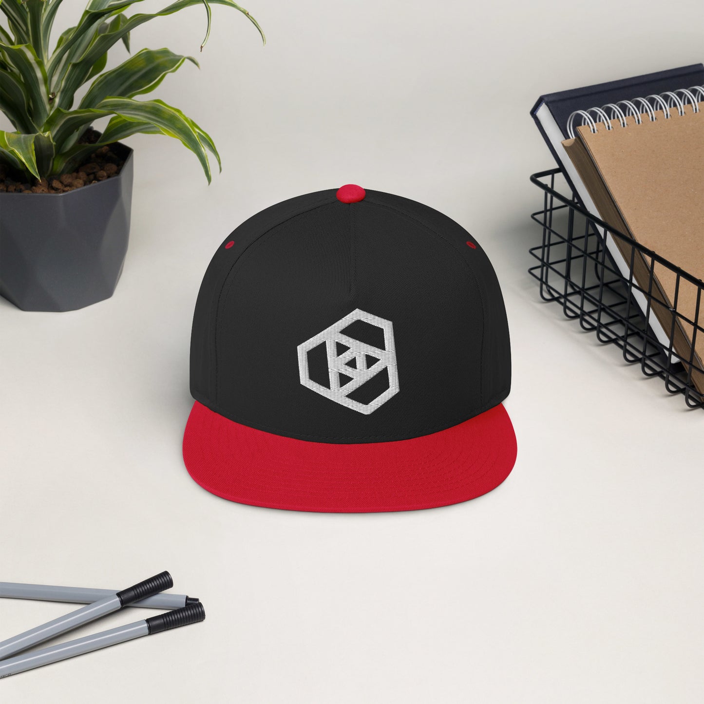 Podcast Logo Flat Bill Cap